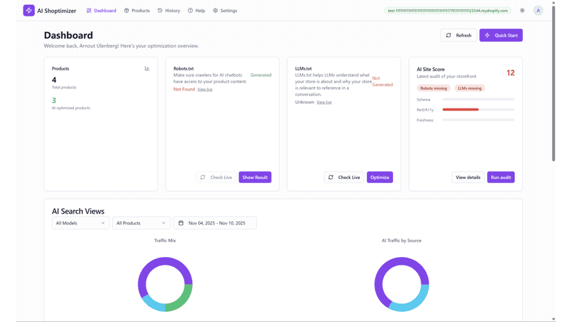 Optimize products for AI Search