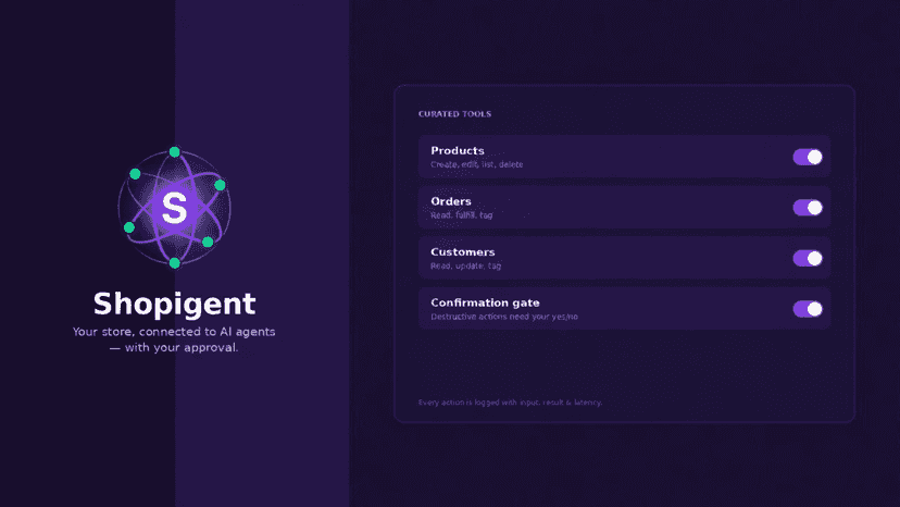 Shopigent app: AI agents with your approval on every action