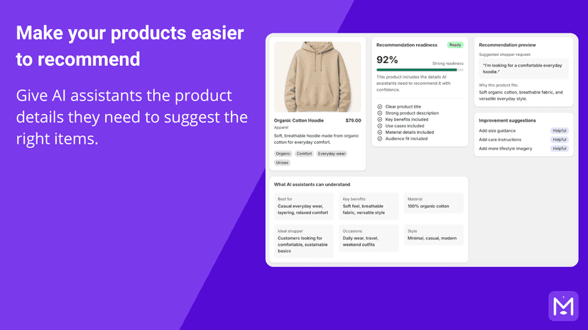 Make your products easier to recommend