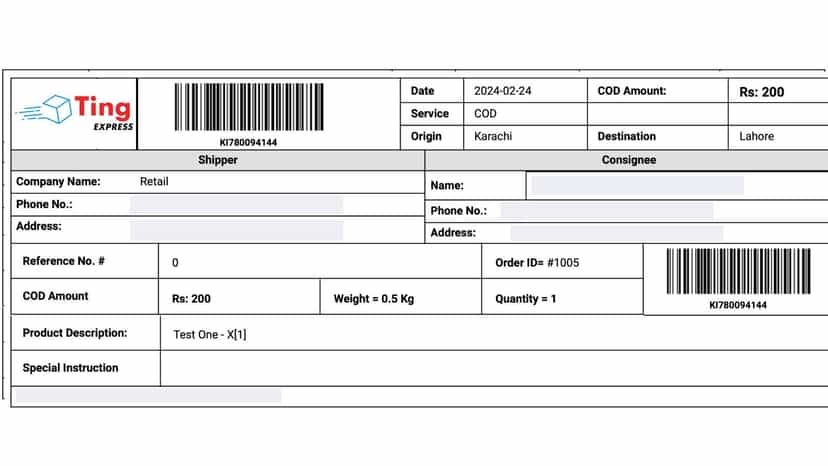 Label Print Option to Print Label After the Booking