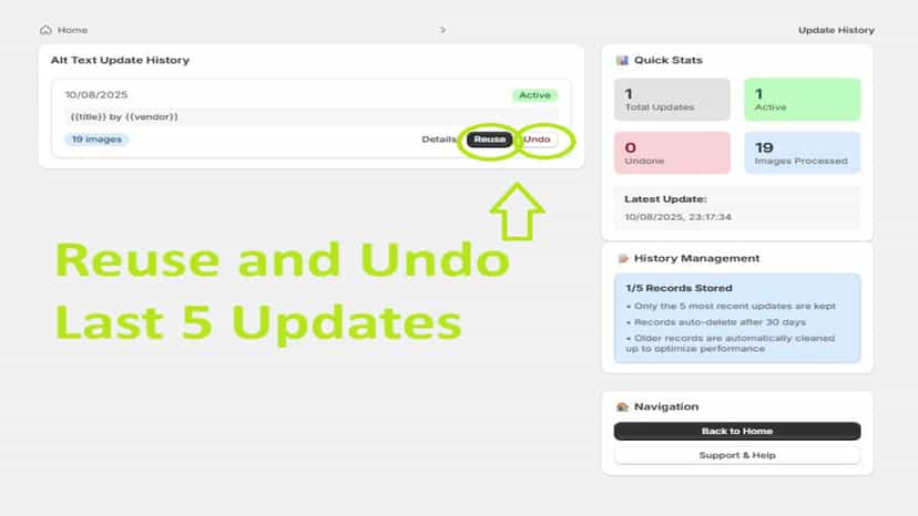 Preview SEO-optimized ALT text in ByteInfy Shopify bulk editor