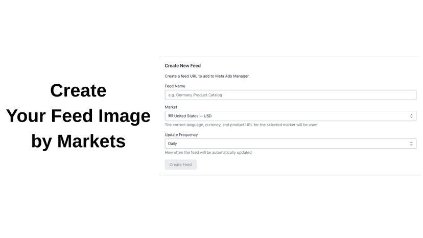 Create Your Feed Image by Markets