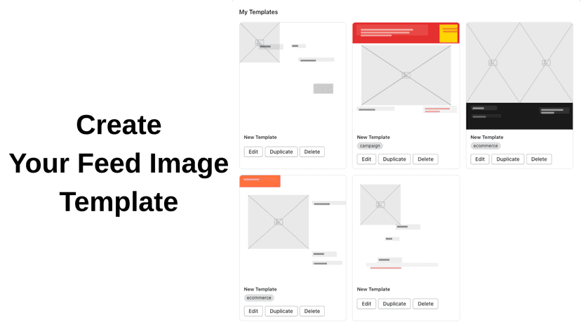 Create Your Feed Image Template