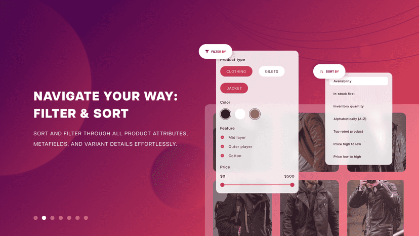 Shopify Collection filter & Shopify product filter & search