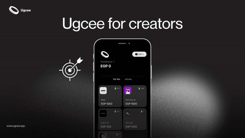 Ugcee, kpi based app for creators and brands