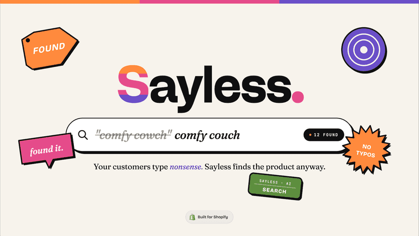 Find any product. Smart search, filters, and typo tolerance