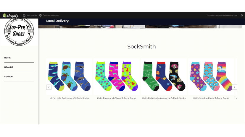Product slider by enormapps