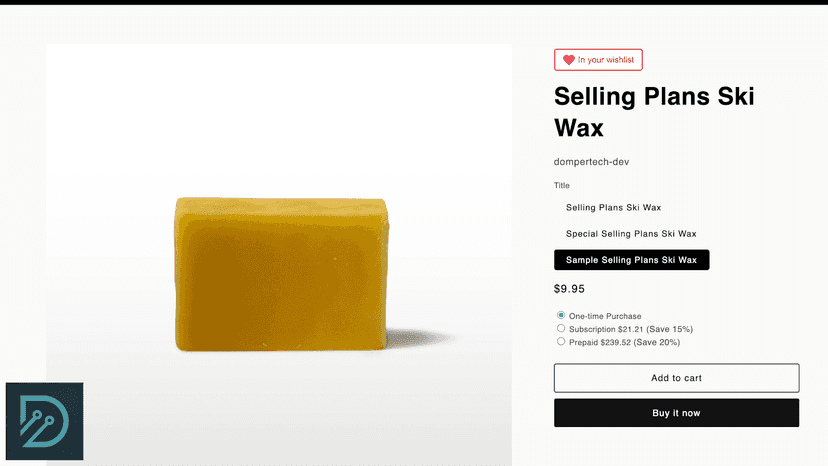 wishlist product