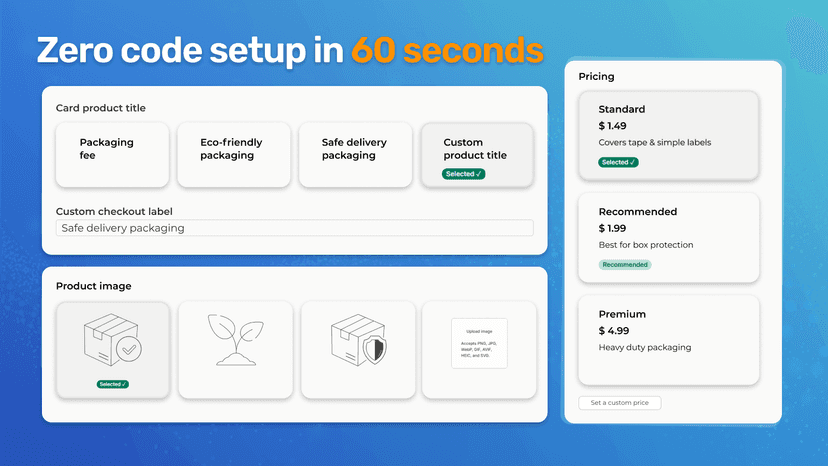 Setup wizard