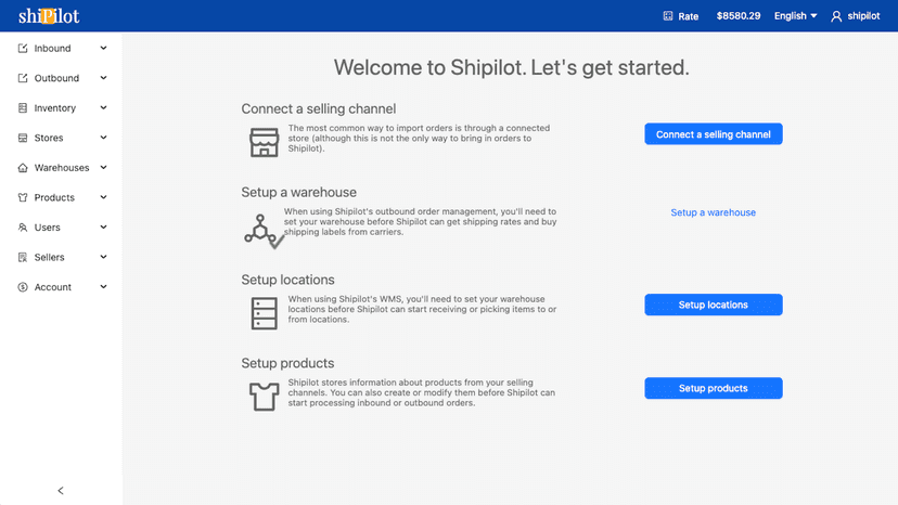 Landing page