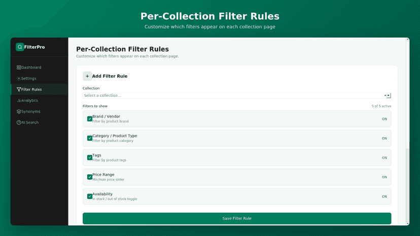Filter Rules