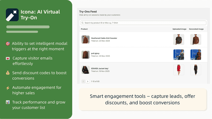 Smart engagement tools, capture leads, boosts conversion rates