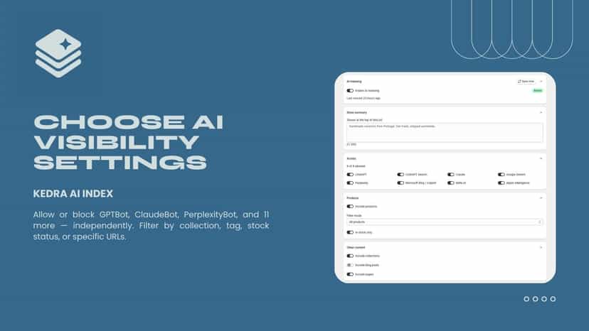 Allow or block GPTBot, ClaudeBot, PerplexityBot on Shopify