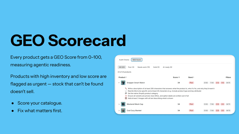 GEO Scorecard