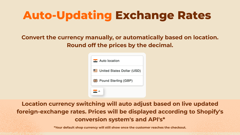Auto Update Currency Exchange Rates Shopify Store