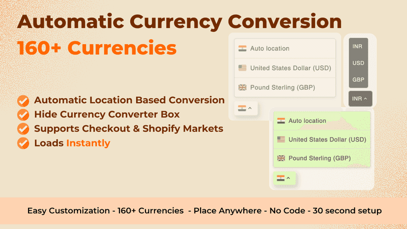 Currency Converter for Shopify