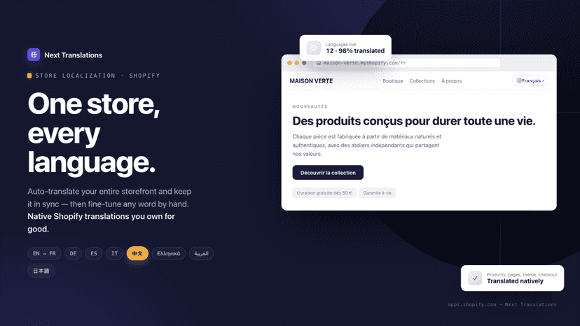 Next Translations — your whole store in every language