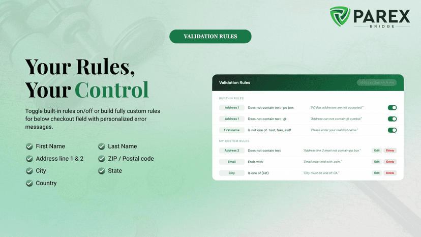 Your Rules, Your Control