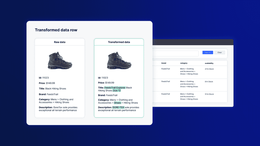 Easily query and review your raw data and data transformations