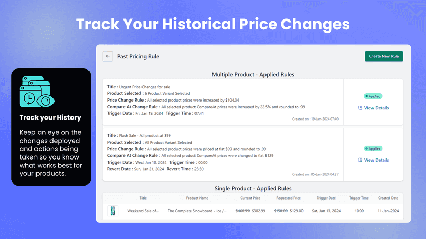 Dynamic Pricing Automation - Historical Prices