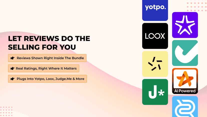Reviews Shown Right Inside the Bundle