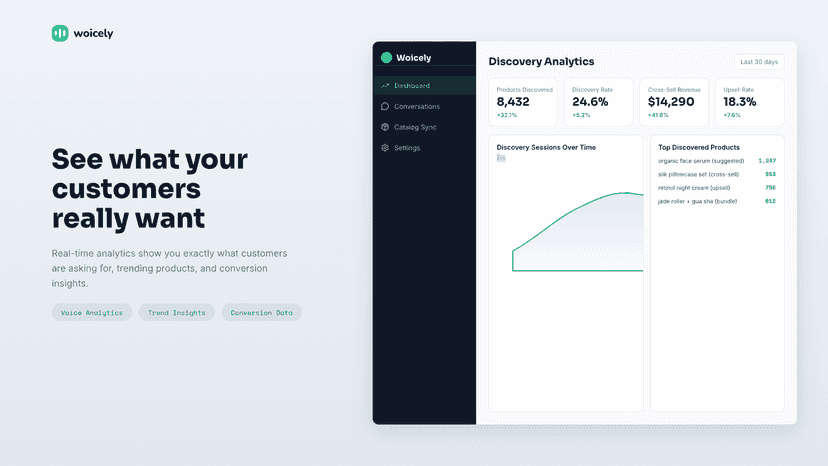 Woicely analytics, know what your customers are talking about