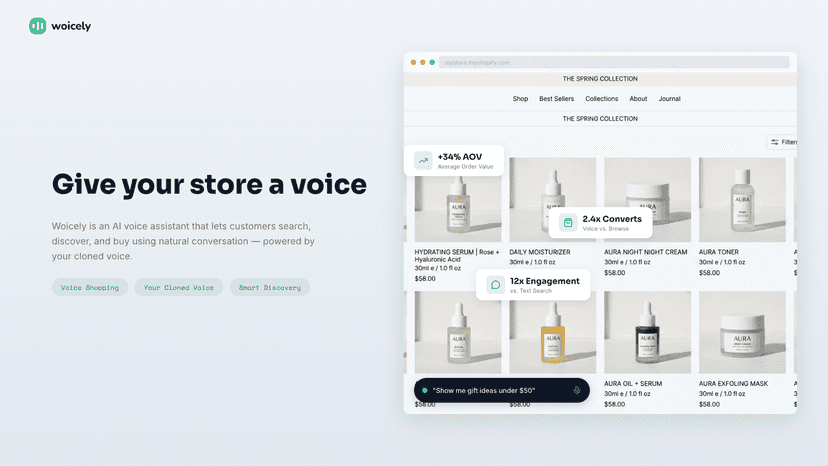 Give your store a voice