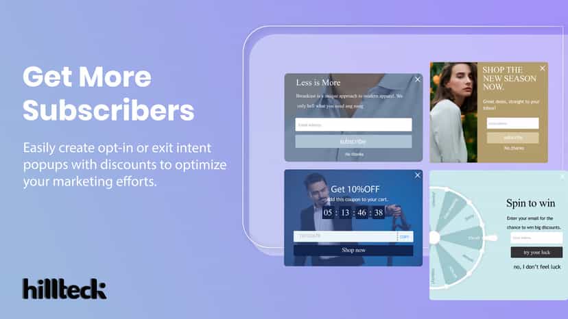 Subscriber PopUP