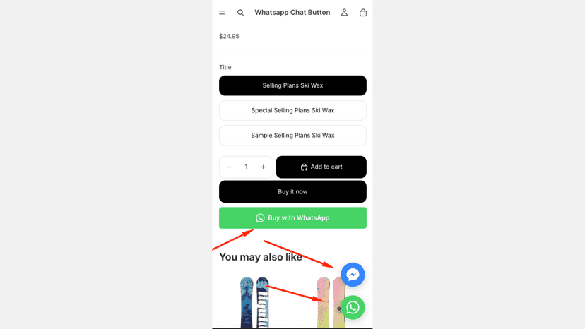 Button View On Mobile