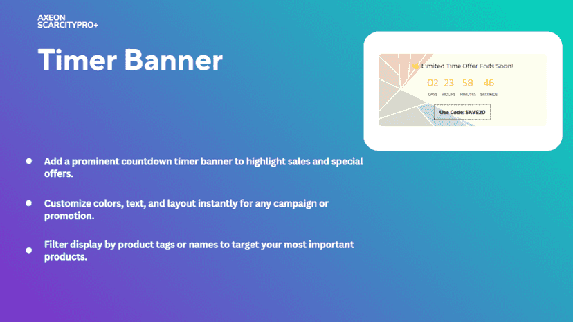 Timer Banner