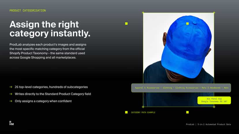 ProdLab Categorization
