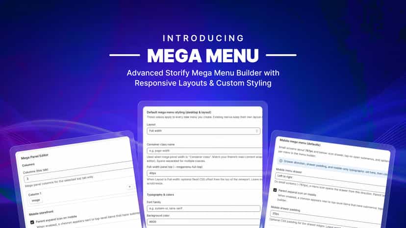 Advanced Mega Menu Builder