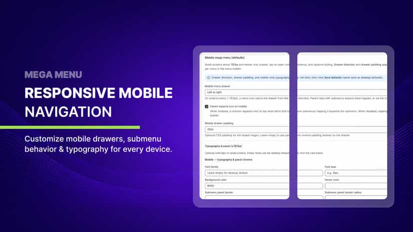 Responsive Mobile Navigation