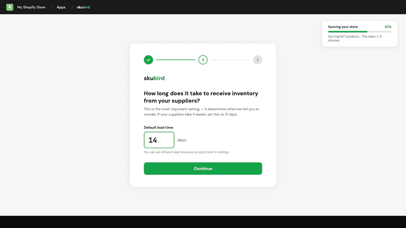 skubird onboarding