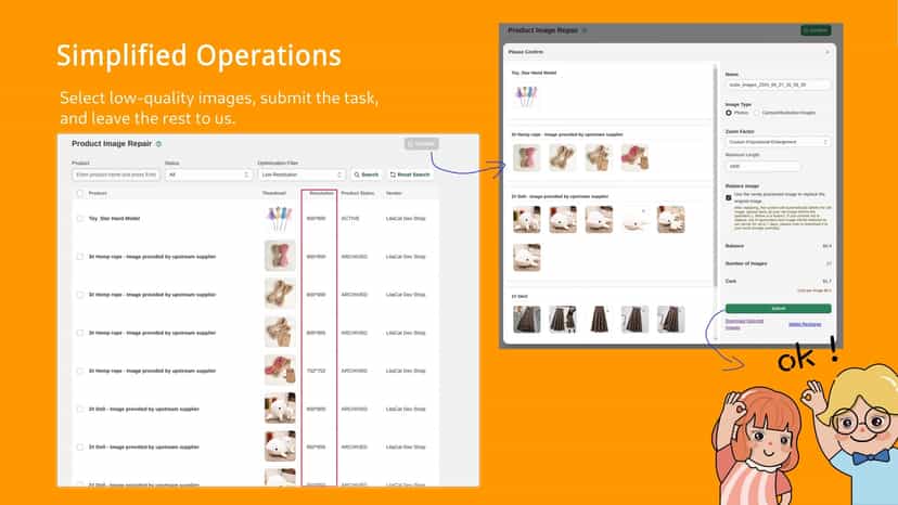 Shopify AI app to optimize product images
