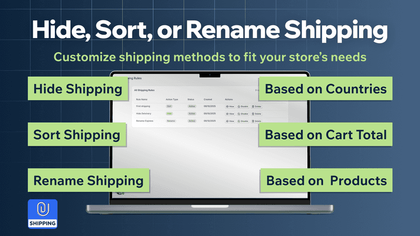 shipping rules listings