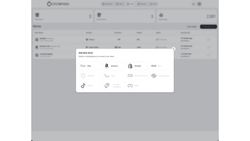 Connect multiple e-commerce platforms