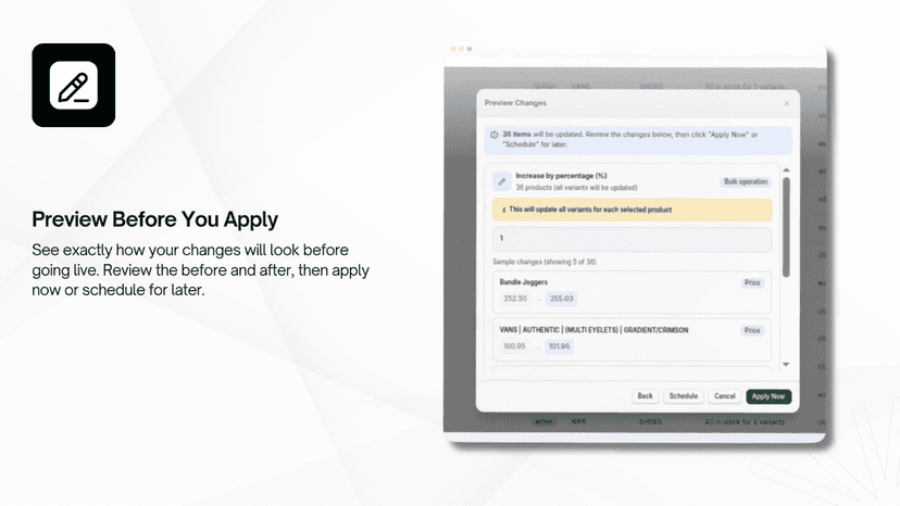 Preview Before You Apply