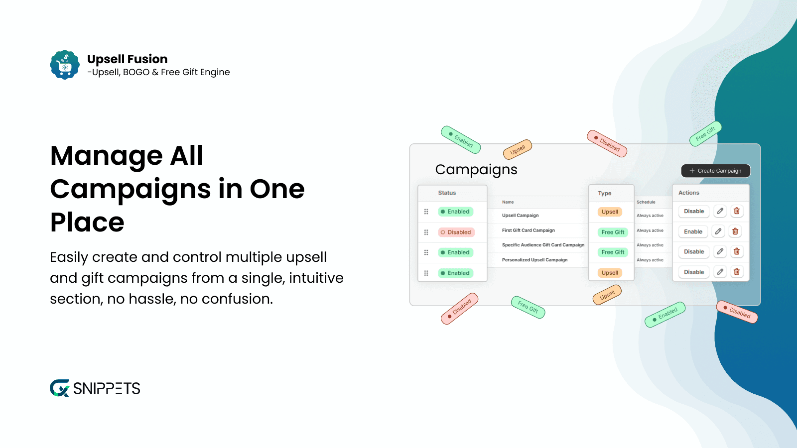 Manage all Campaign at one place