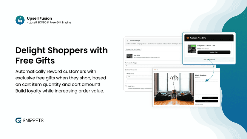Delight Shoppers with free Gift