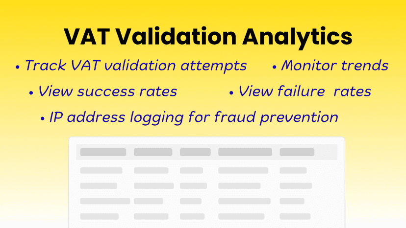 vat validation analytics