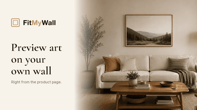 FitMyWall lets shoppers preview wall art in their own space