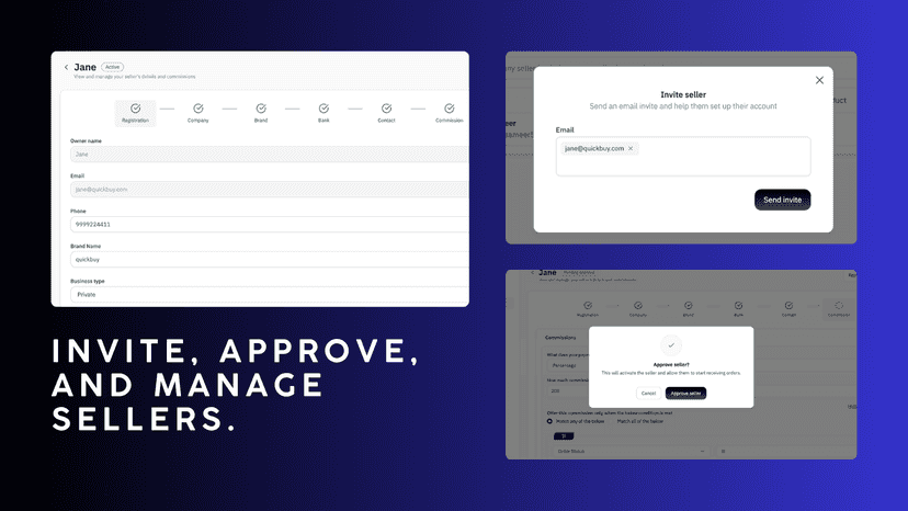 Easy vendor onboarding