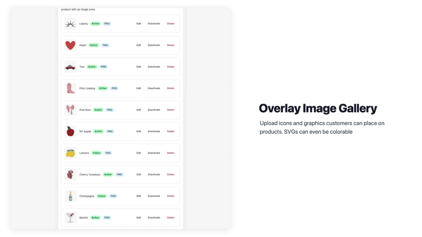 Use custom images