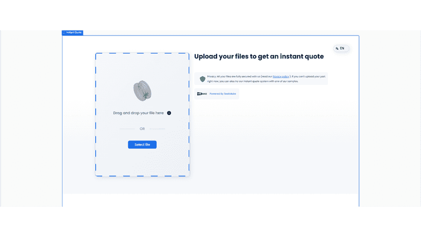 Instant Quote Feature