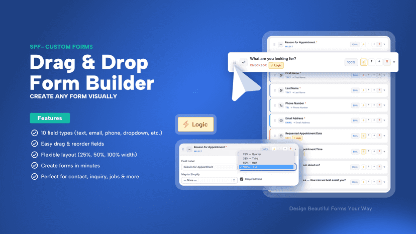 Drag & Drop Fom Builder