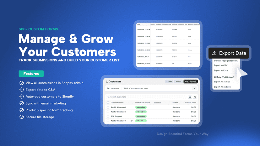 Manage & Grow your Customers