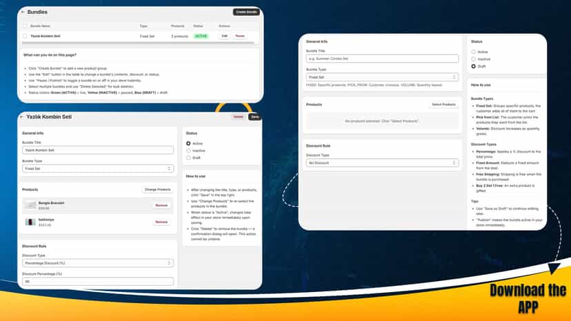 Create product groups and define discount rules.