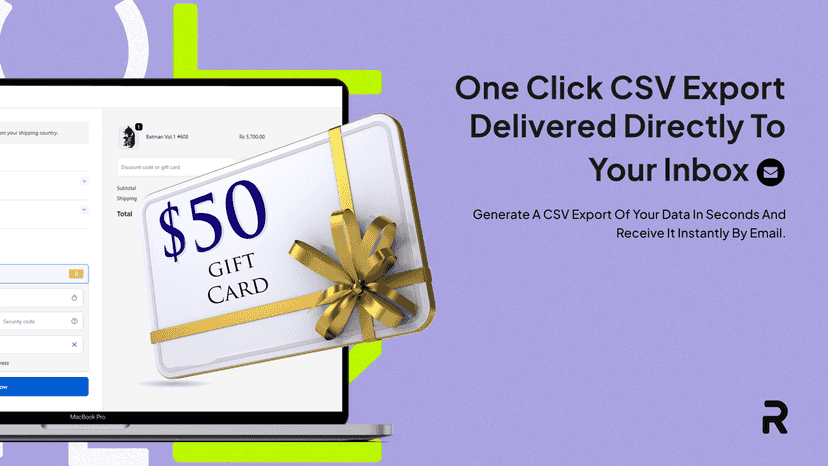 Import export Shopify gift cards | Easy Gift card management