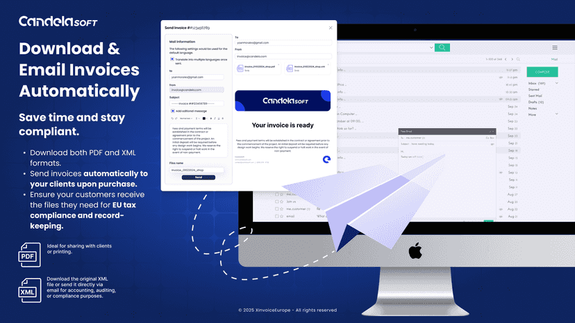 Download & Email Invoices Automatically